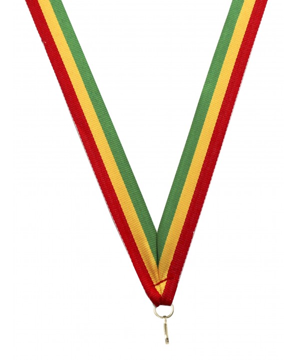 Medaille Lint Rood-geel-groen **