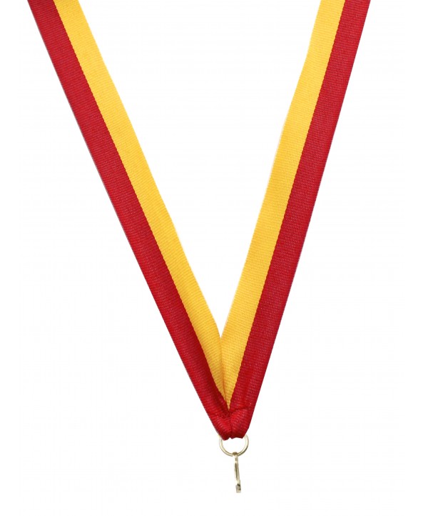 Medaille Lint Rood-geel **