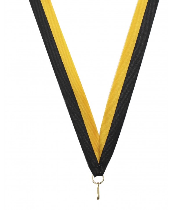 Medaille Lint Zwart-geel **