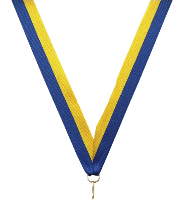 Medaille Lint Blauw-geel **