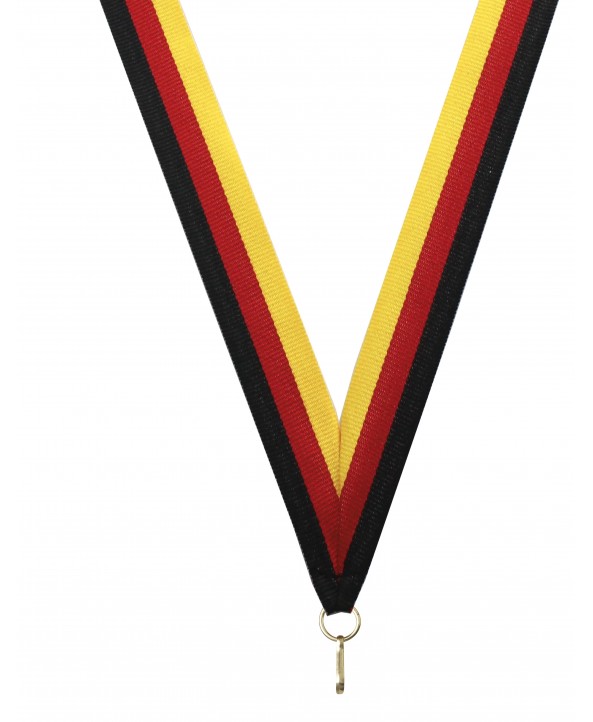 Medaille Lint Zwart-rood-geel **