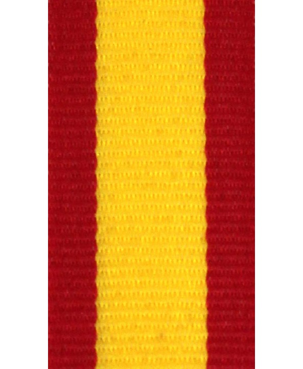 Medaille Lint Rood-geel-rood **