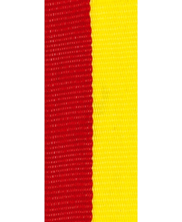 Medaille Lint Rood-geel **