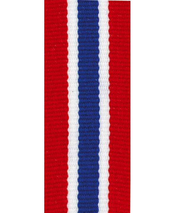 Medaille Lint Rood-wit-blauw-wit-rood **