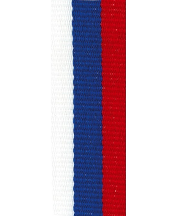 Medaille lint Wit-blauw-rood **