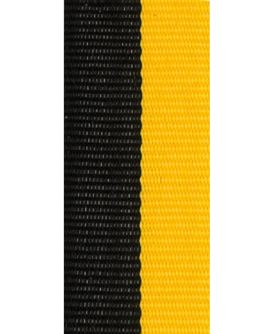 Medaille Zwart-geel ** - Zwart-geel